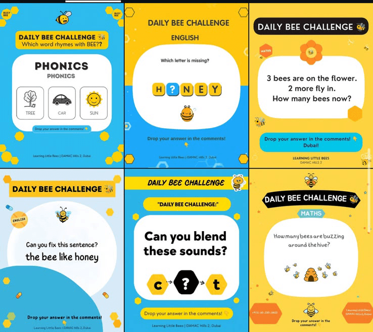 Ads Manager results for Learning Little Bees
