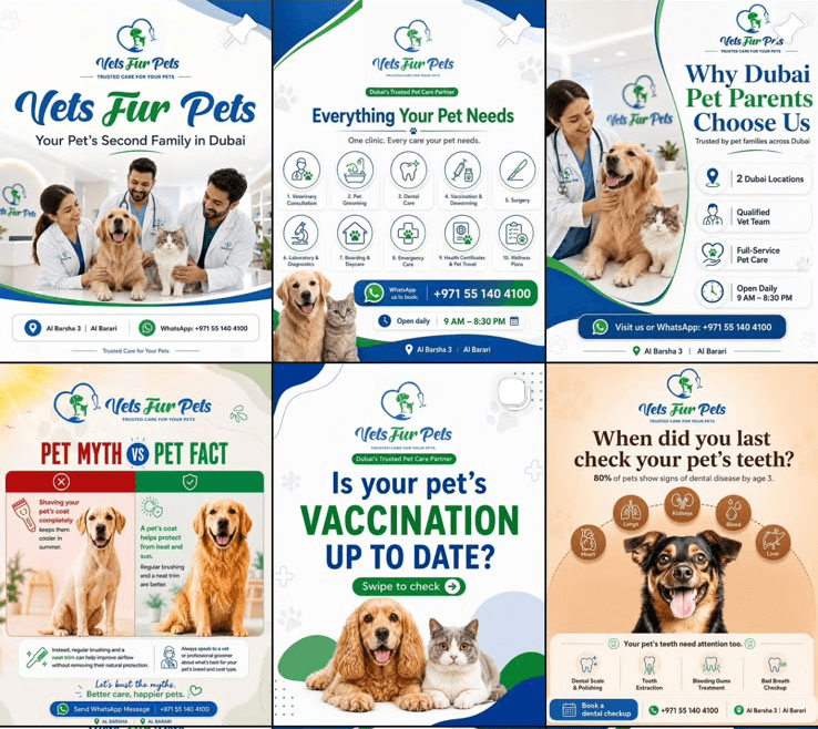 Ads Manager results for Vets Fur Pets